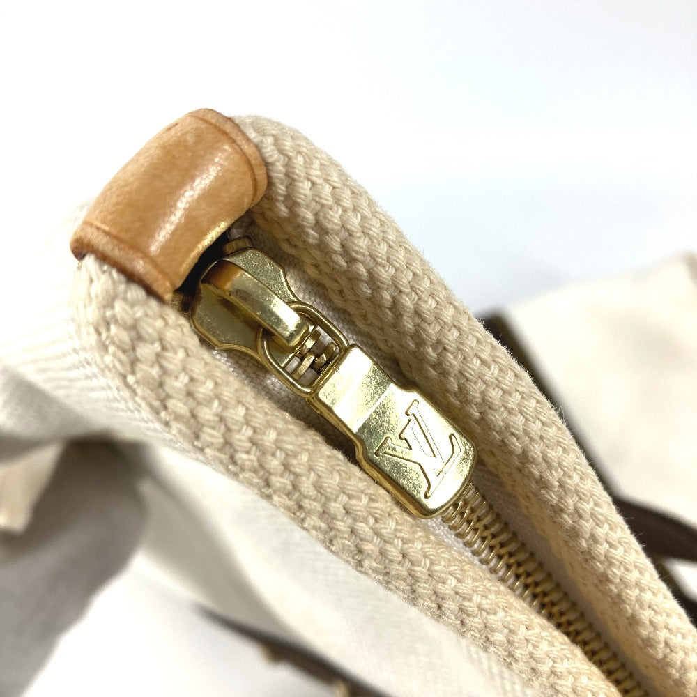 LOUIS VUITTON M40033 アンティグア カバGM カバ GM カバン 肩掛け トートバッグ ショルダーバッグ キャンバス ユニセックス エクリュ ホワイト