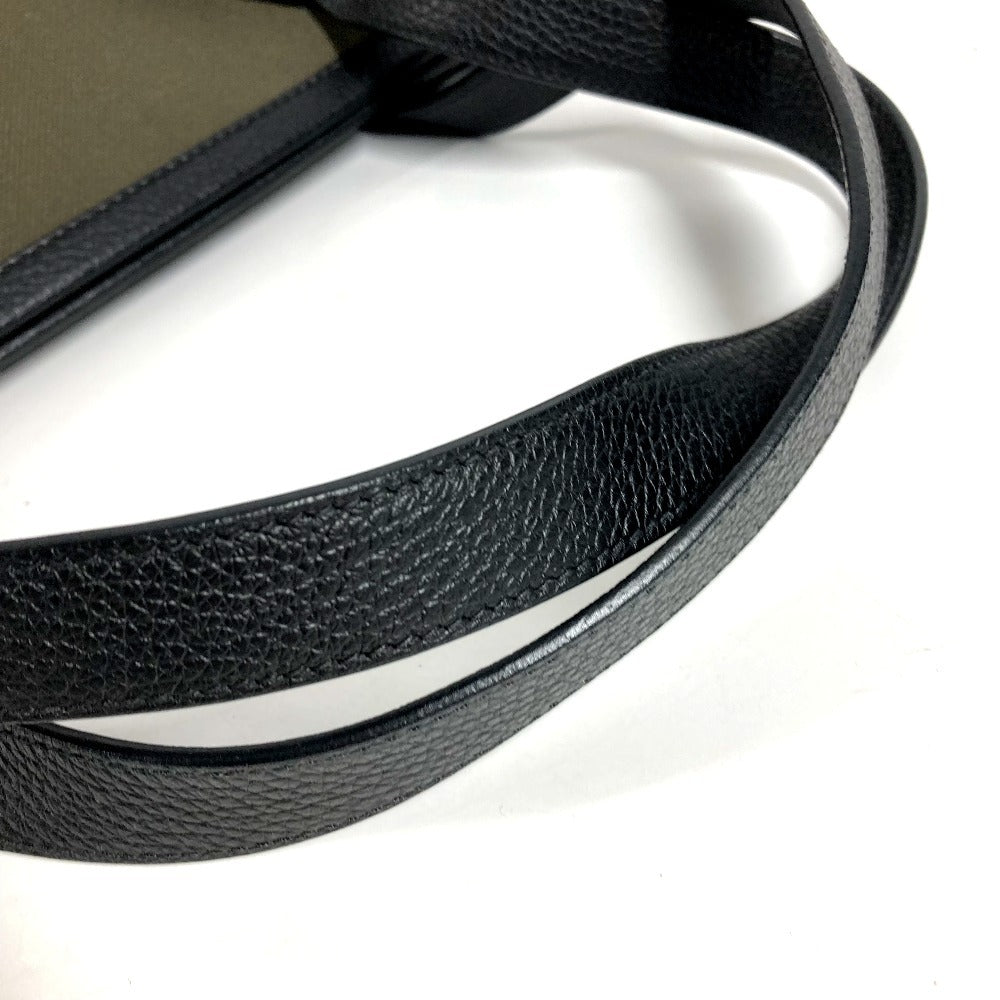HERMES Pure Sangre Shoulder Bag Tote Bag Clemence Leather Unisex Vert Gris Vert Bronze Noir Khaki