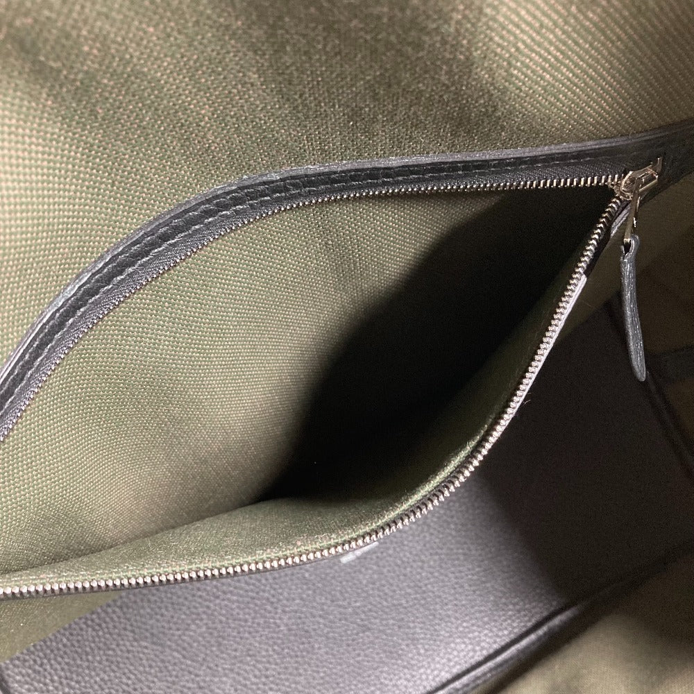 HERMES Pure Sangre Shoulder Bag Tote Bag Clemence Leather Unisex Vert Gris Vert Bronze Noir Khaki