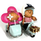 LOUIS VUITTON GI0573 Interior Ornament Vivienne Gaston Sidecar Celebration Decoration Objet Leather/Wood Unisex Multicolor