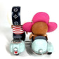 LOUIS VUITTON GI0573 Interior Ornament Vivienne Gaston Sidecar Celebration Decoration Objet Leather/Wood Unisex Multicolor