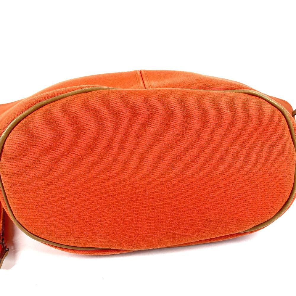 HERMES ポーチ付き パニエドプラージュPM パニエドプラージュ PM カバン トートバッグ ビーチバッグ ハンドバッグ コットン ユニセックス オレンジ