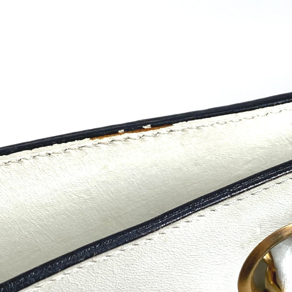 CHANEL Vintage CC Coco Mark Logo Flat Quilted Matelasse Bag Shoulder Bag W Chain Tote Bag Vertical Shoulder Bag Leather Unisex White