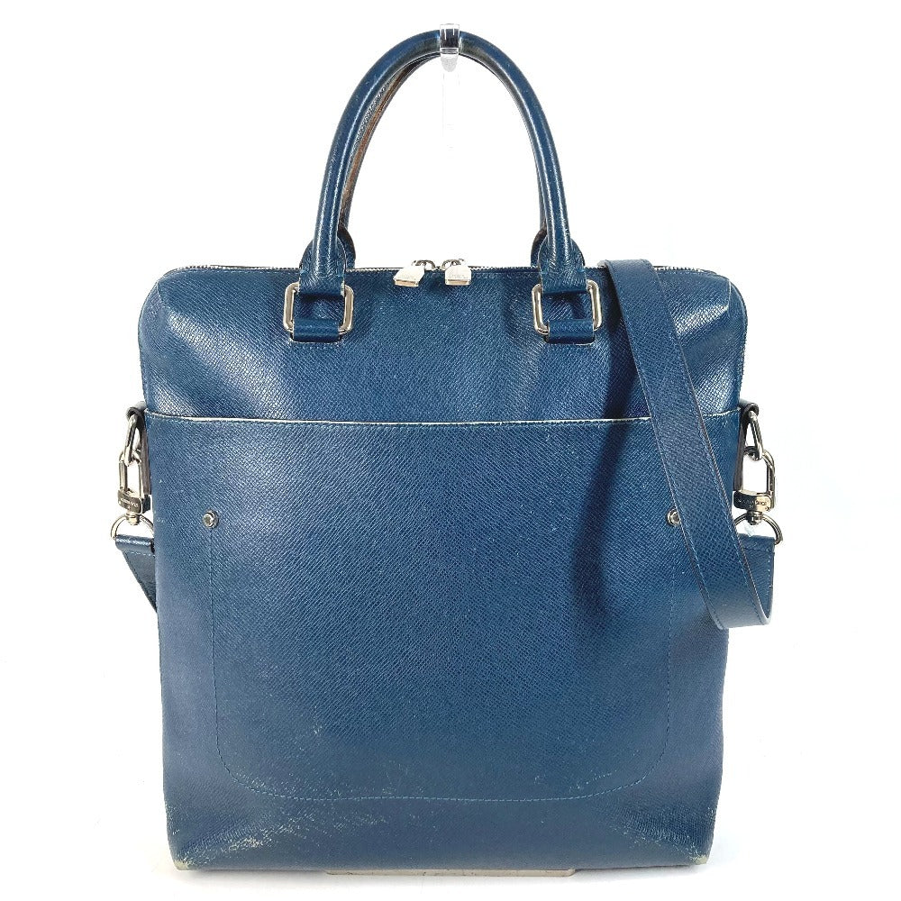 LOUIS VUITTON M30213 ไทก้า กริกอรี กระเป๋าหิ้วแนวตั้ง กระเป๋าโท้ท กระเป๋า 2WAY กระเป๋าสะพาย กระเป๋าเอกสาร หนังไทก้า ยูนิเซ็กส์ สีโอเซออง บลู