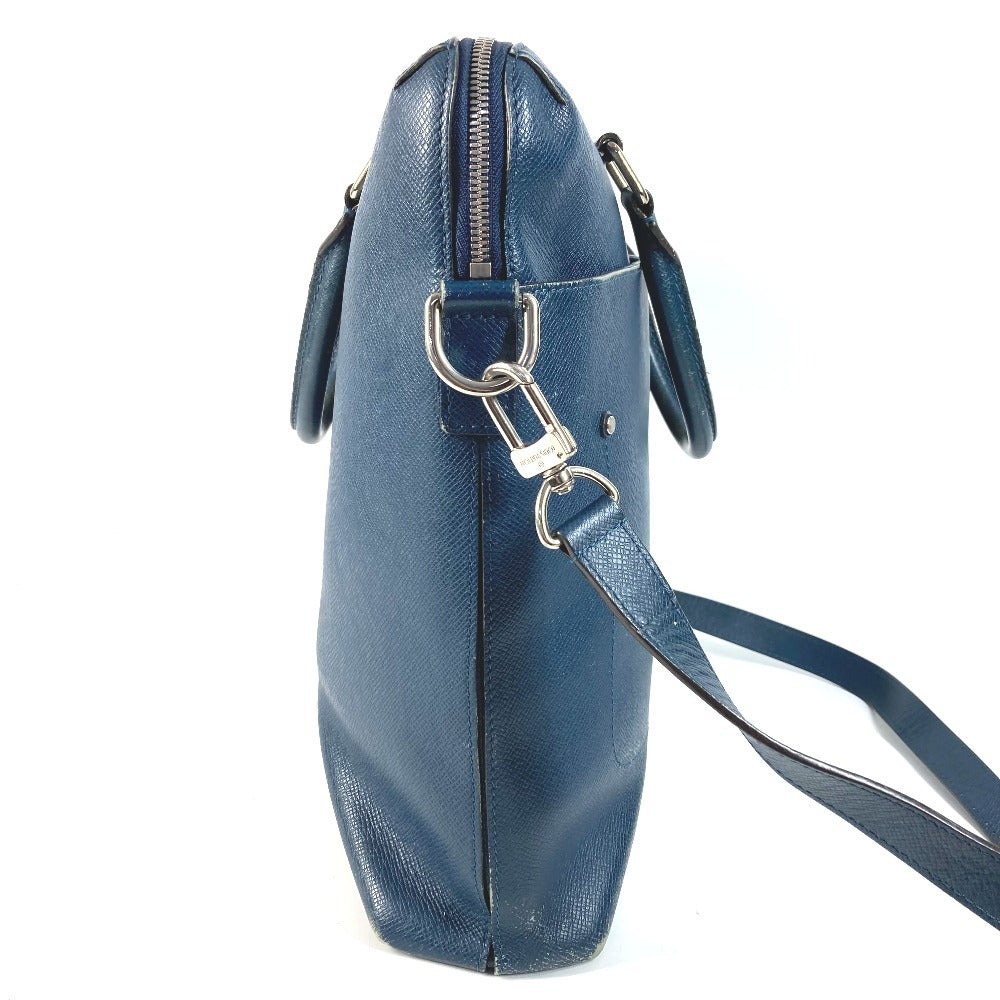 LOUIS VUITTON M30213 ไทก้า กริกอรี กระเป๋าหิ้วแนวตั้ง กระเป๋าโท้ท กระเป๋า 2WAY กระเป๋าสะพาย กระเป๋าเอกสาร หนังไทก้า ยูนิเซ็กส์ สีโอเซออง บลู