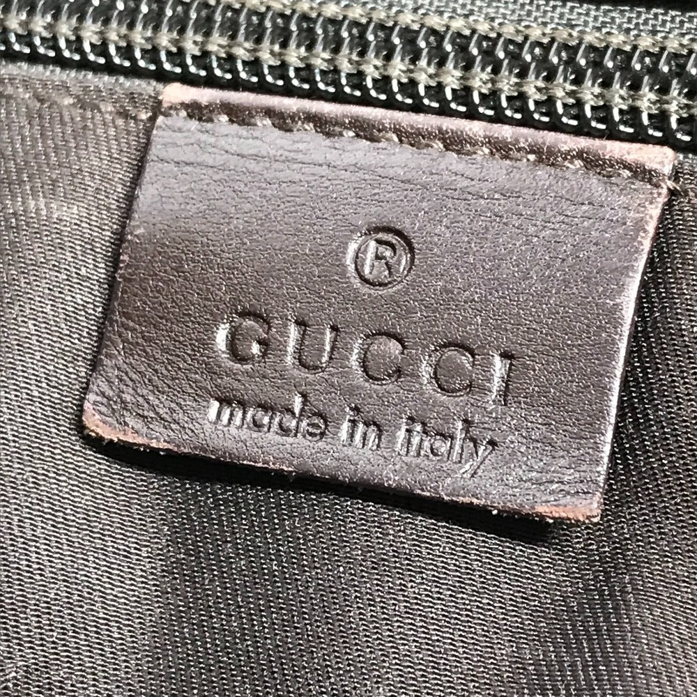 GUCCI 145859 GG โลโก้ กระเป๋าสะพายข้าง กระเป๋าสะพายข้าง Messenger Bag GG Canvas/หนัง Unisex สีเบจ