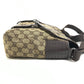 GUCCI 145859 GG โลโก้ กระเป๋าสะพายข้าง กระเป๋าสะพายข้าง Messenger Bag GG Canvas/หนัง Unisex สีเบจ