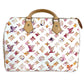 LOUIS VUITTON M95751 Monogram Watercolor Speedy 30 กระเป๋า Speedy 30 ทรง Speedy Boston ใบเล็ก กระเป๋าถือสำหรับผู้หญิง สีขาว