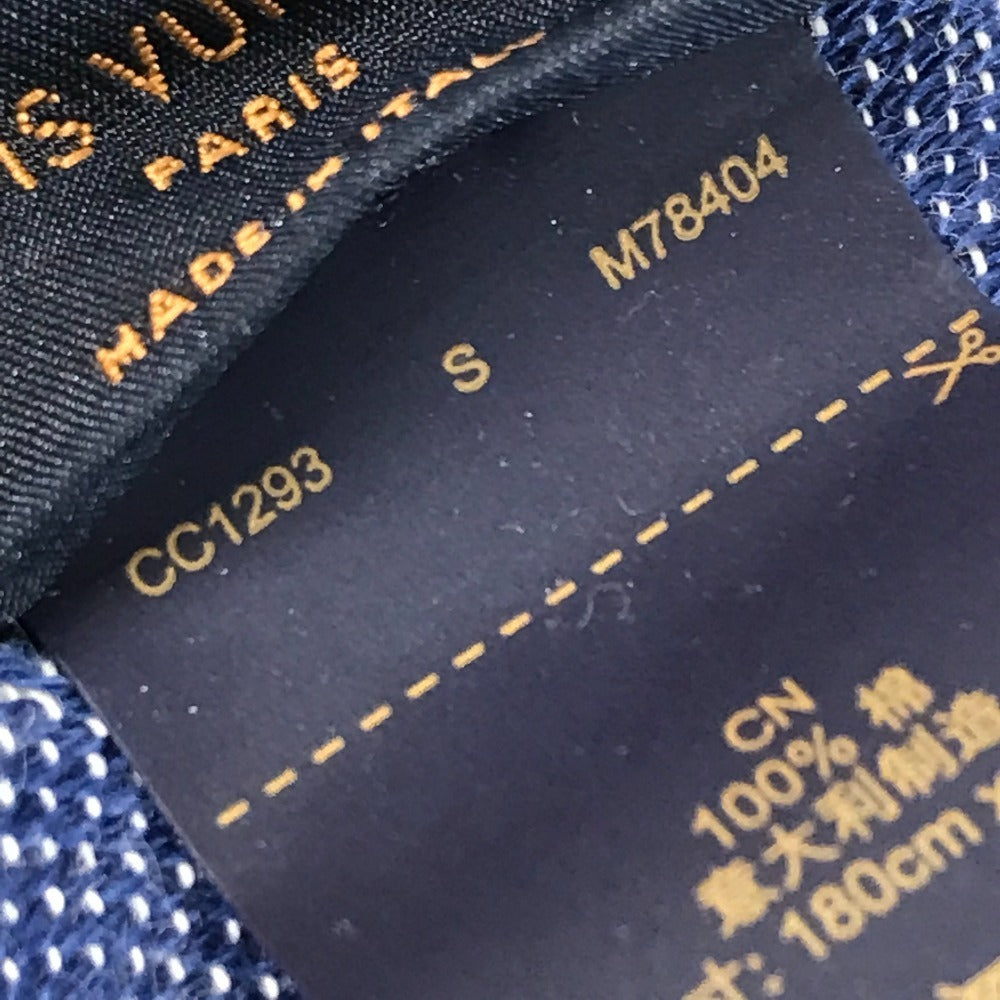 LOUIS VUITTON M78404 ผ้าห่มชายหาดลายทาง LV ลายกราฟิก มีพู่ ผ้าห่ม ผ้าคลุมตกแต่งบ้าน ผ้าห่มผ้าฝ้าย ใช้ได้ทั้งชายและหญิง สีน้ำเงิน