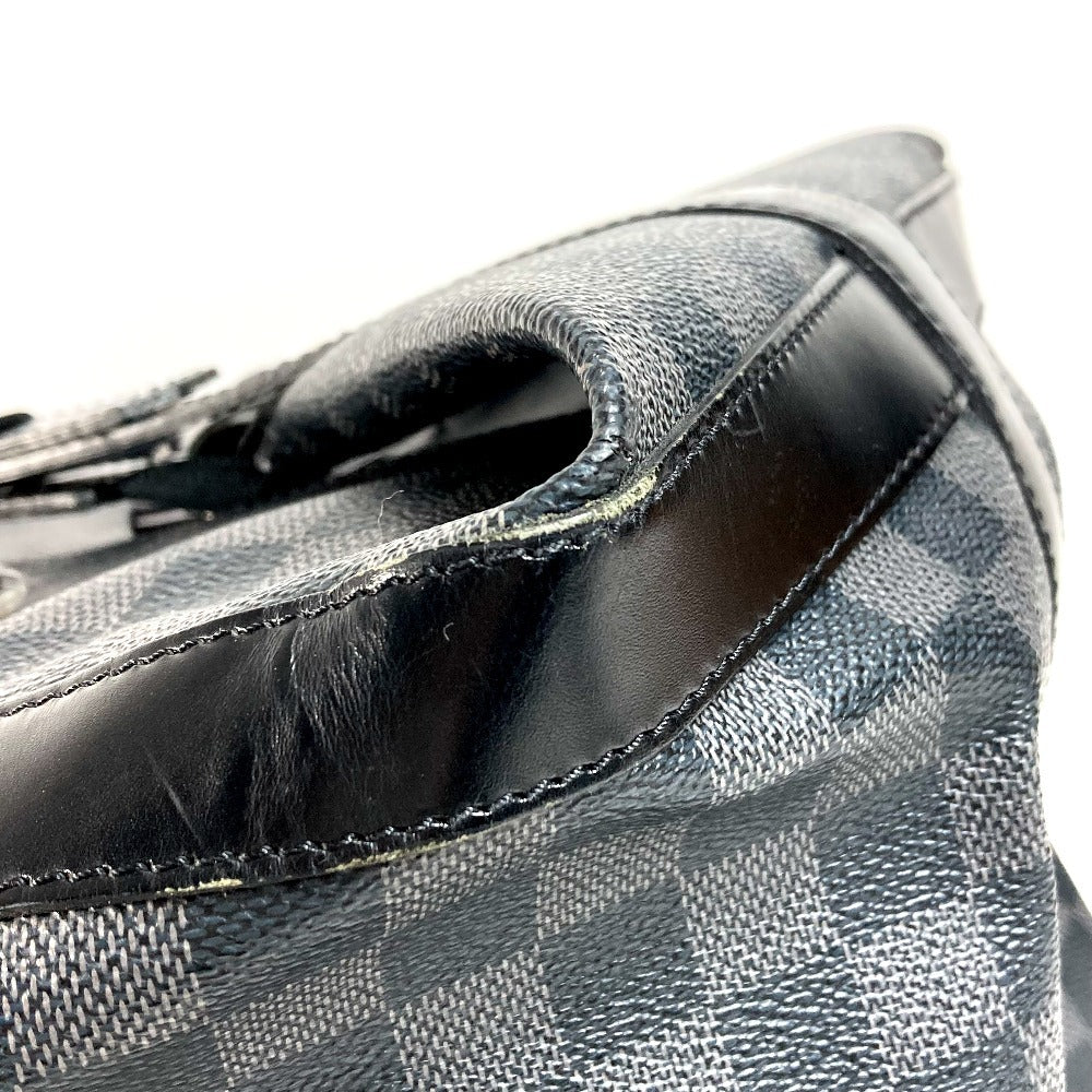 LOUIS VUITTON N41161 Damier Graphite Grimaud กระเป๋าเดินทาง กระเป๋าถือ กระเป๋าบอสตัน Damier Graphite Canvas Unisex สีดำ