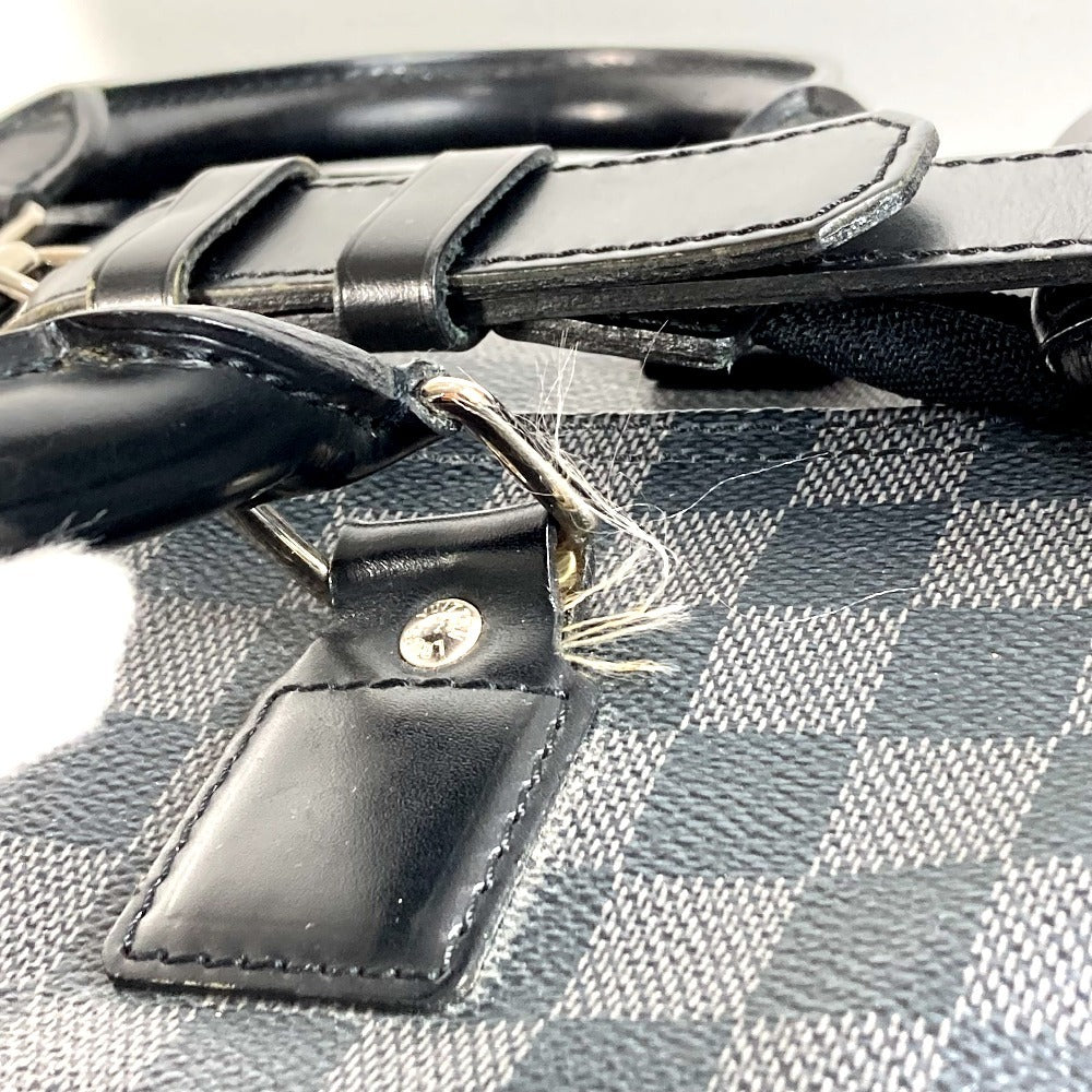 LOUIS VUITTON N41161 Damier Graphite Grimaud กระเป๋าเดินทาง กระเป๋าถือ กระเป๋าบอสตัน Damier Graphite Canvas Unisex สีดำ
