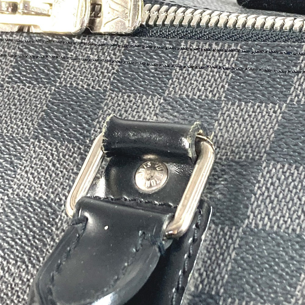 LOUIS VUITTON N41161 Damier Graphite Grimaud กระเป๋าเดินทาง กระเป๋าถือ กระเป๋าบอสตัน Damier Graphite Canvas Unisex สีดำ