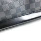 LOUIS VUITTON N41161 Damier Graphite Grimaud กระเป๋าเดินทาง กระเป๋าถือ กระเป๋าบอสตัน Damier Graphite Canvas Unisex สีดำ