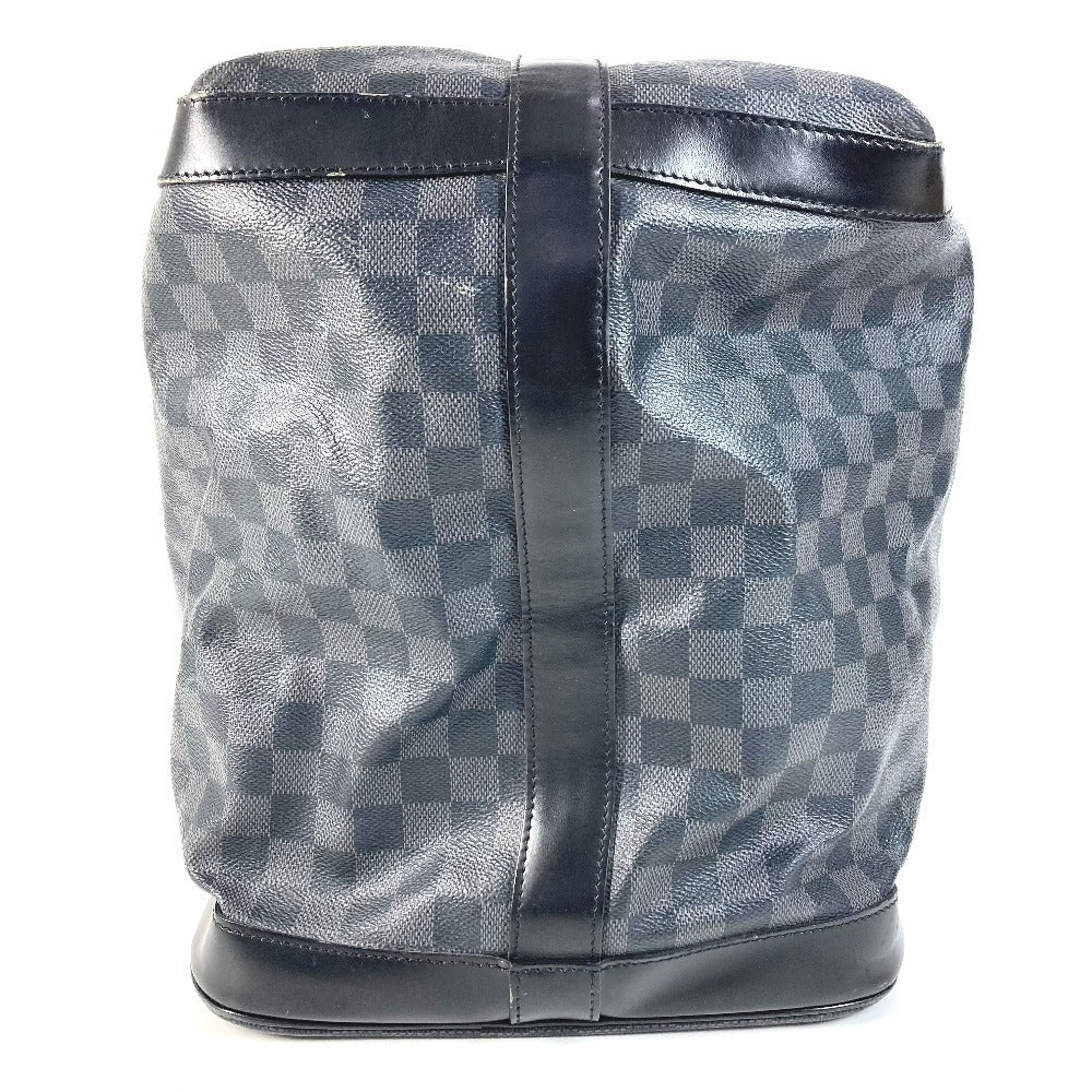 LOUIS VUITTON N41161 Damier Graphite Grimaud กระเป๋าเดินทาง กระเป๋าถือ กระเป๋าบอสตัน Damier Graphite Canvas Unisex สีดำ