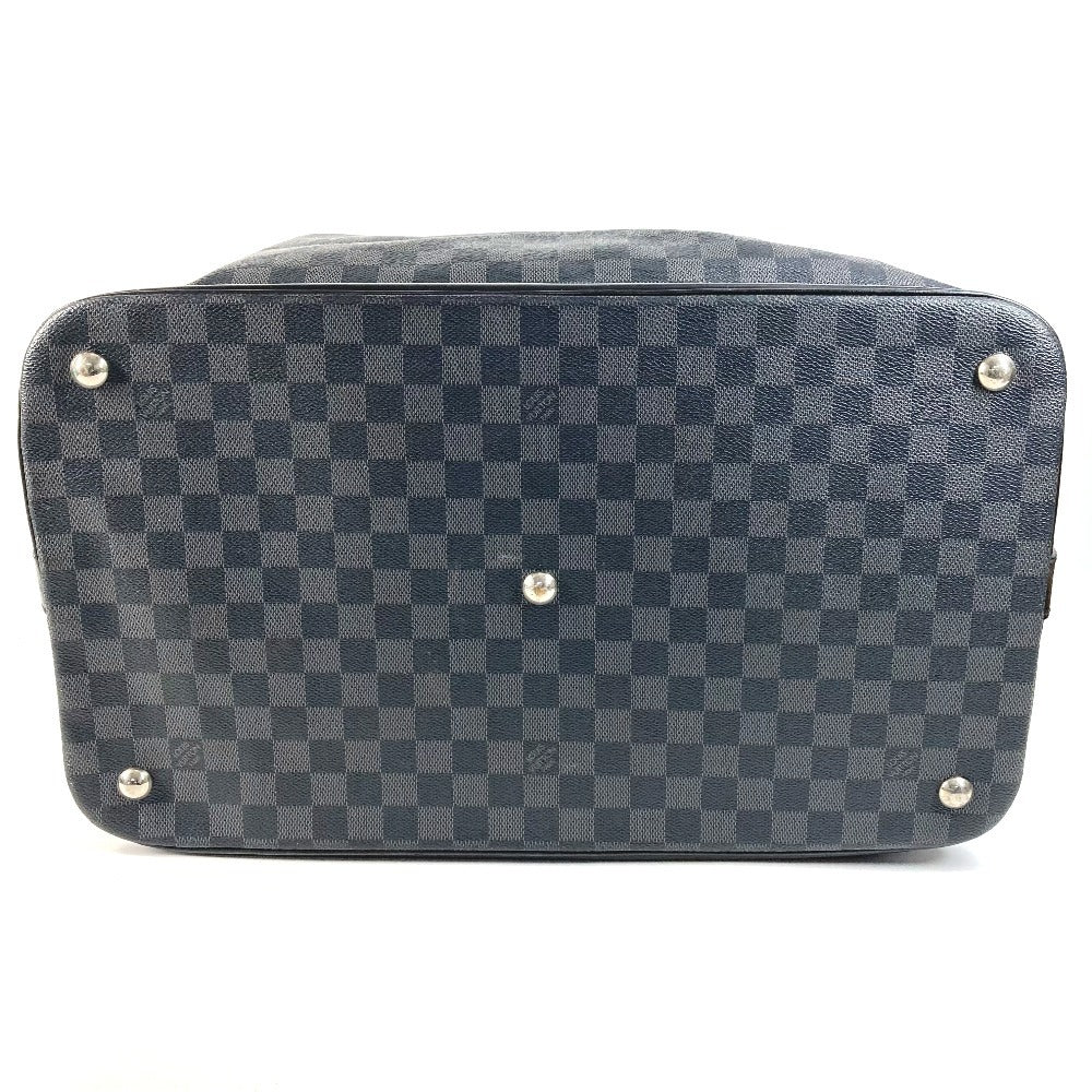 LOUIS VUITTON N41161 Damier Graphite Grimaud กระเป๋าเดินทาง กระเป๋าถือ กระเป๋าบอสตัน Damier Graphite Canvas Unisex สีดำ
