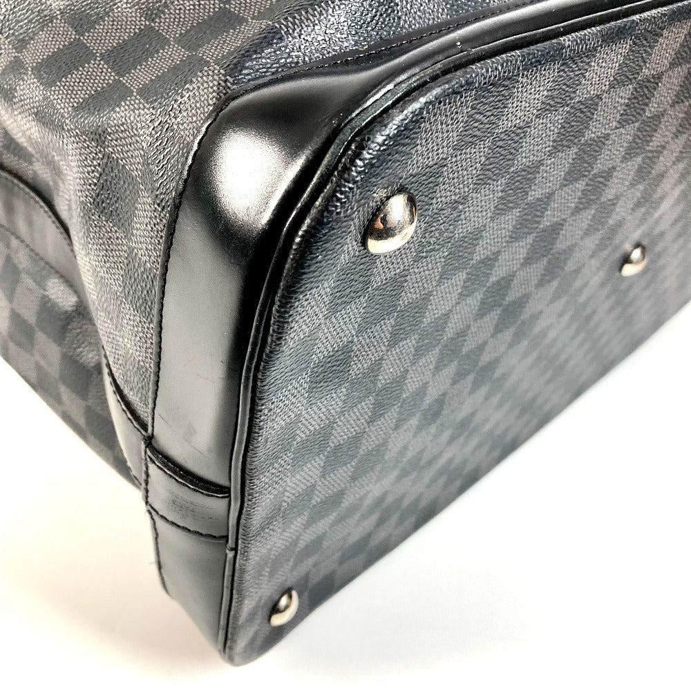 LOUIS VUITTON N41161 Damier Graphite Grimaud กระเป๋าเดินทาง กระเป๋าถือ กระเป๋าบอสตัน Damier Graphite Canvas Unisex สีดำ