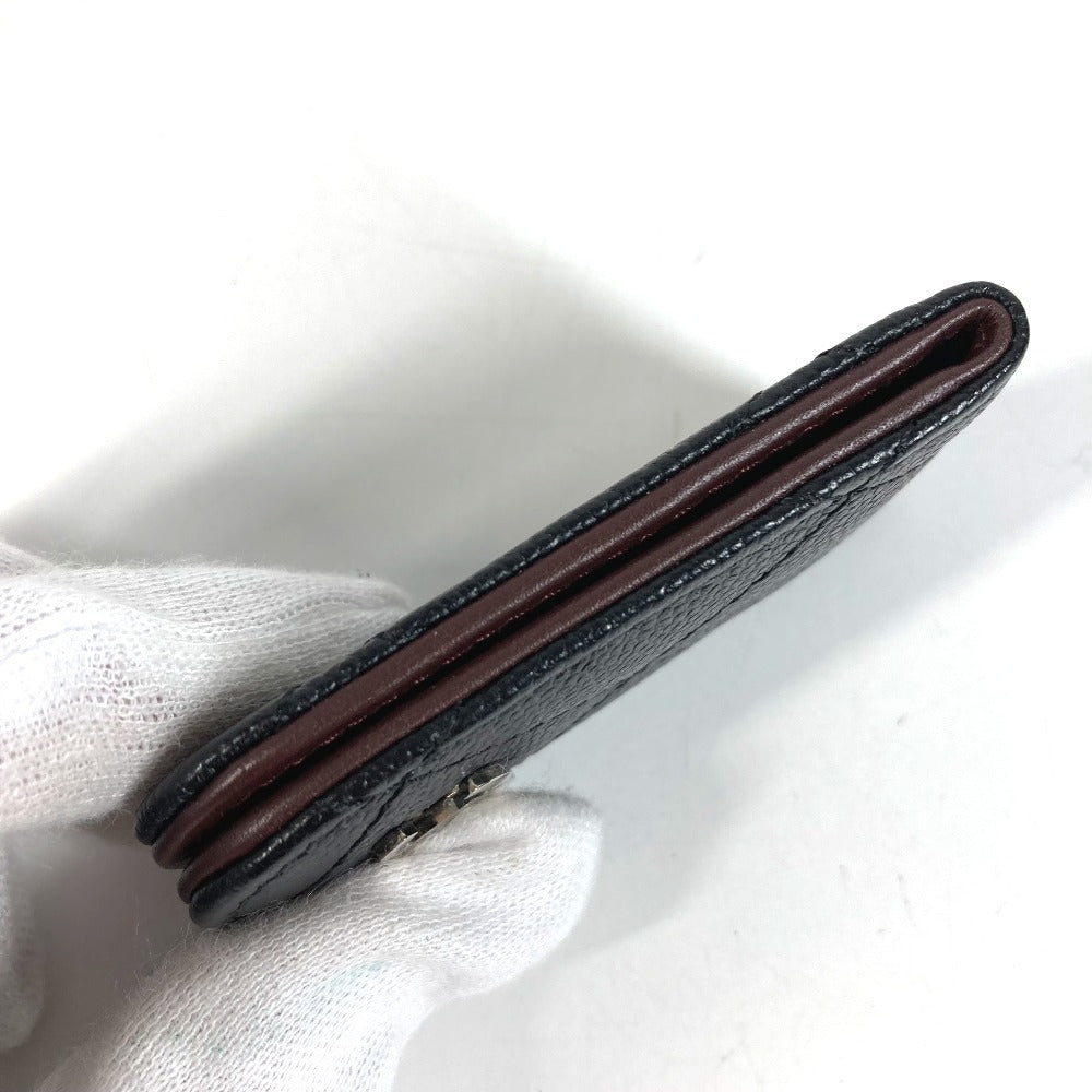 CHANEL CC ココマーク ロゴ マトラッセ キルティング 財布 札ばさみ マネークリップ キャビアスキン ユニセックス ブラック