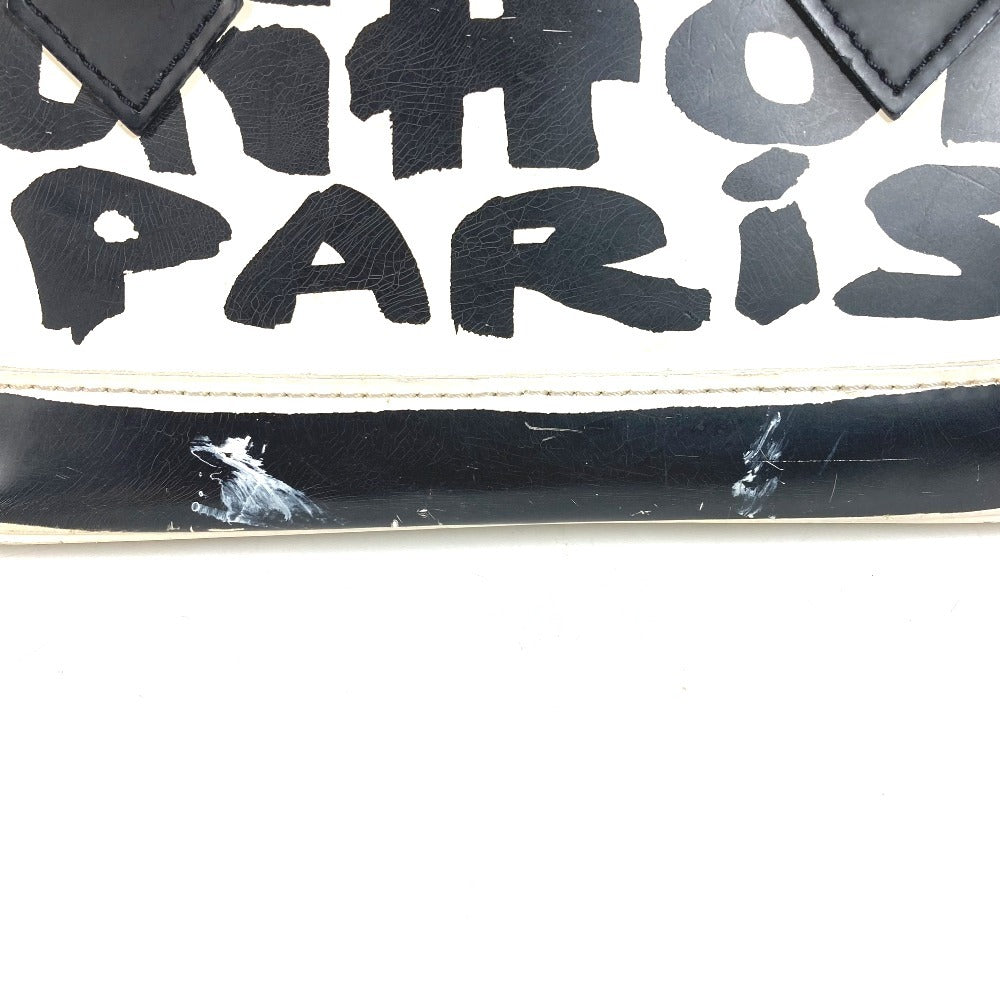 LOUIS VUITTON M92177 Graffiti Alma PM Alma PM กระเป๋า โท้ทแบค แฮนด์แบค หนัง สำหรับผู้หญิง สีขาว