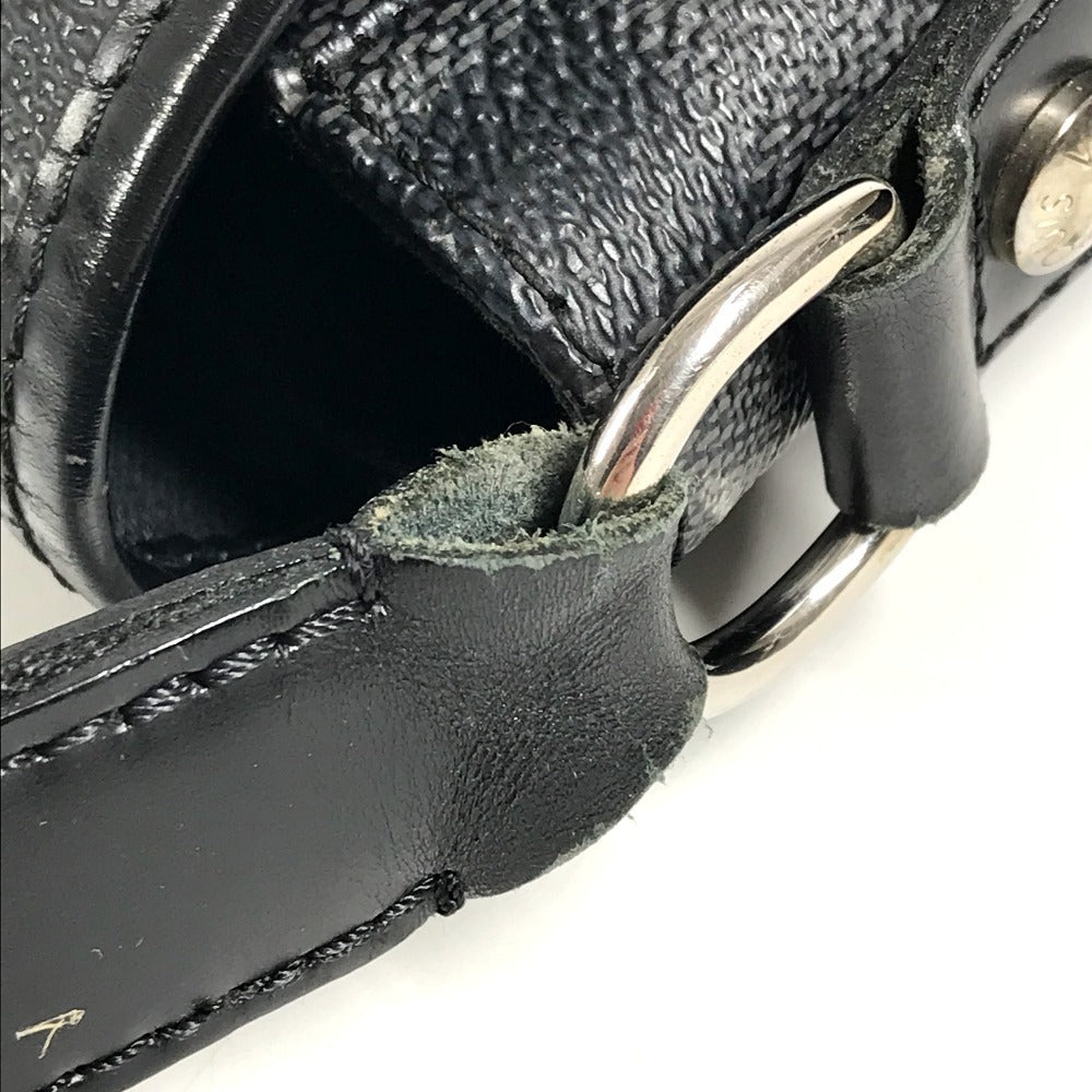 LOUIS VUITTON N58033 Damier Graphite Daniel GM Crossbody Messenger Bag, Damier Graphite Canvas, Unisex, Black