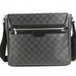 LOUIS VUITTON N58033 Damier Graphite Daniel GM Crossbody Messenger Bag, Damier Graphite Canvas, Unisex, Black