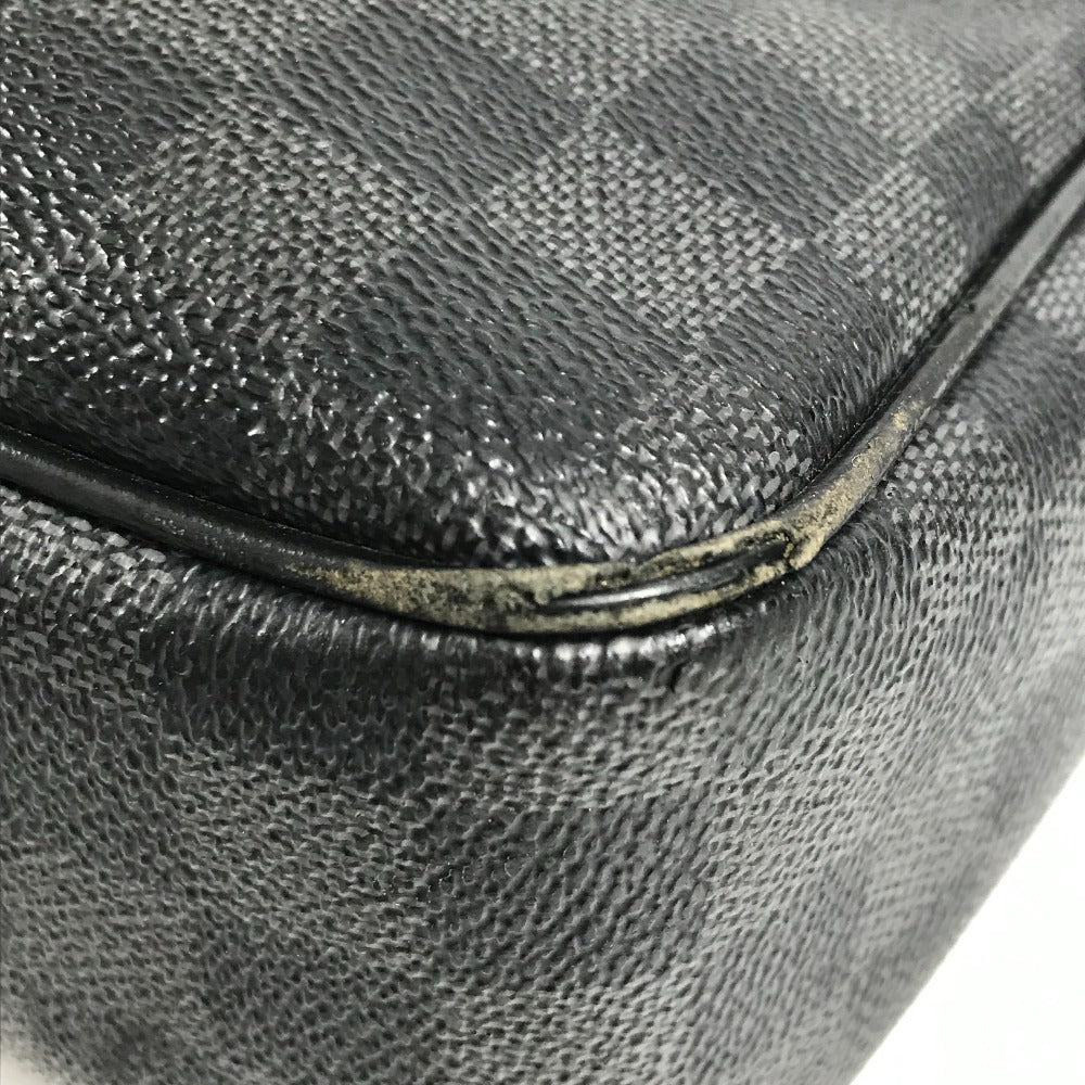 LOUIS VUITTON N58033 Damier Graphite Daniel GM Crossbody Messenger Bag, Damier Graphite Canvas, Unisex, Black