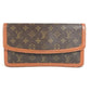 LOUIS VUITTON M51812 โมโนแกรม Pochette Dame PM โปเชต์ดาม PM กระเป๋าคลัตช์ กระเป๋าคลัตช์แบบฝาพับ Monogram Canvas Unisex สีน้ำตาล