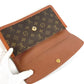 LOUIS VUITTON M51812 โมโนแกรม Pochette Dame PM โปเชต์ดาม PM กระเป๋าคลัตช์ กระเป๋าคลัตช์แบบฝาพับ Monogram Canvas Unisex สีน้ำตาล