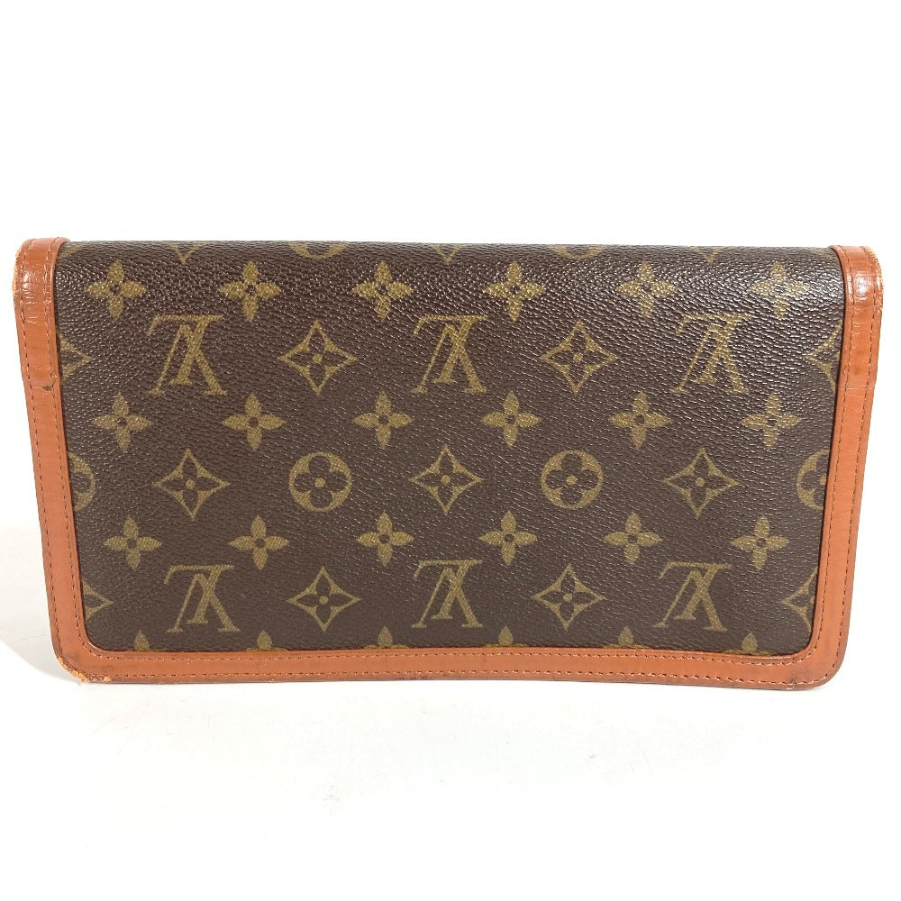 LOUIS VUITTON M51812 โมโนแกรม Pochette Dame PM โปเชต์ดาม PM กระเป๋าคลัตช์ กระเป๋าคลัตช์แบบฝาพับ Monogram Canvas Unisex สีน้ำตาล