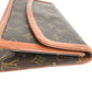 LOUIS VUITTON M51812 โมโนแกรม Pochette Dame PM โปเชต์ดาม PM กระเป๋าคลัตช์ กระเป๋าคลัตช์แบบฝาพับ Monogram Canvas Unisex สีน้ำตาล
