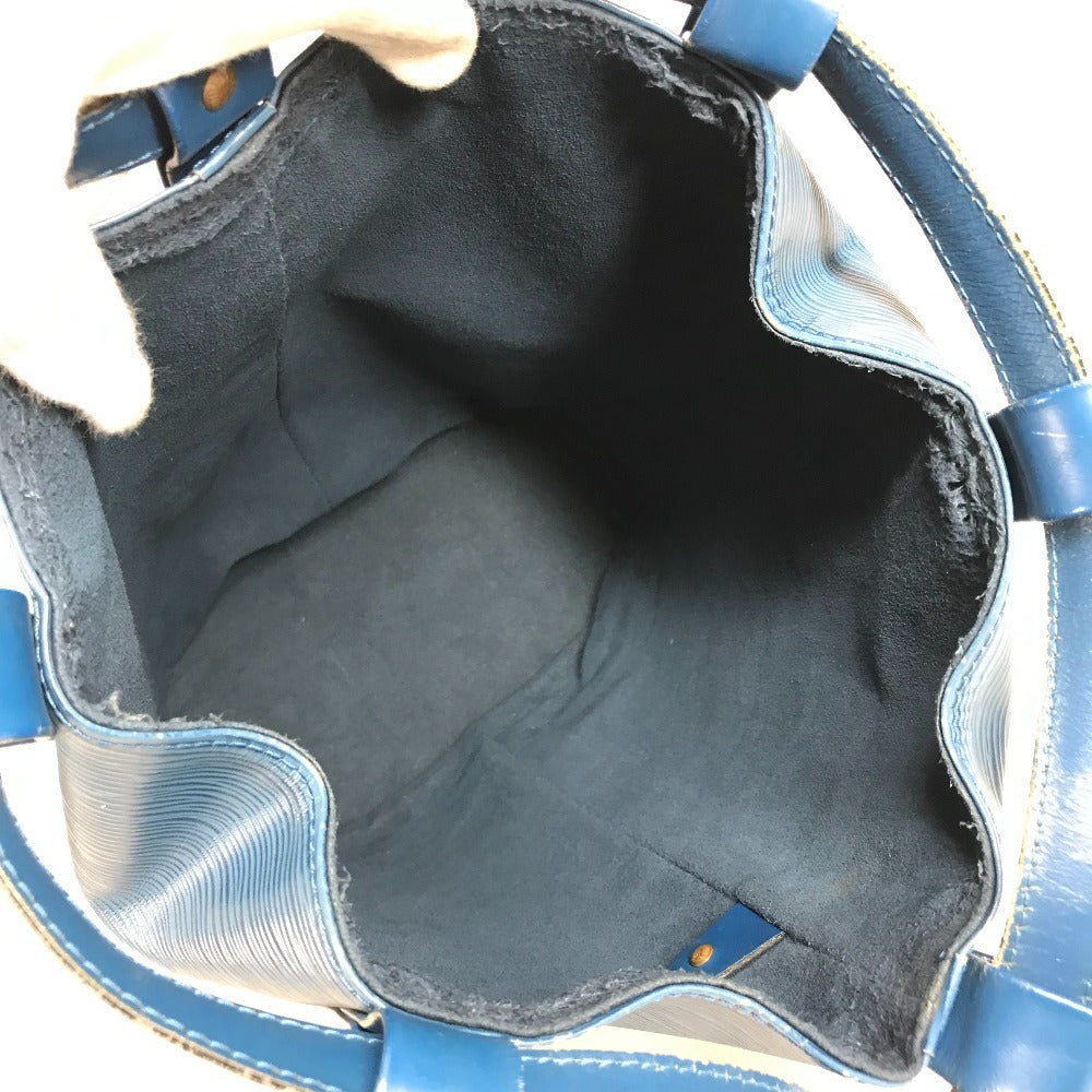 LOUIS VUITTON M52355 Epi Randonnee PM Randonnee PM กระเป๋าสะพายไหล่ Epi Leather Unisex Toledo Blue สีน้ำเงิน