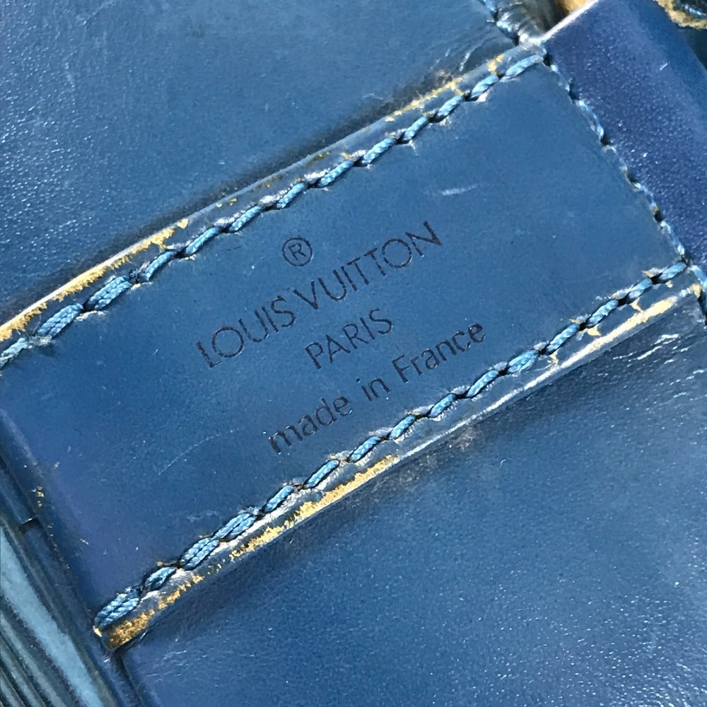 LOUIS VUITTON M52355 Epi Randonnee PM Randonnee PM กระเป๋าสะพายไหล่ Epi Leather Unisex Toledo Blue สีน้ำเงิน