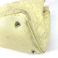 Dior Cannage Quilting Logo Bag, Shoulder Bag, Tote Bag, Shoulder Bag, Leather/Coated Canvas, Unisex, Yellow