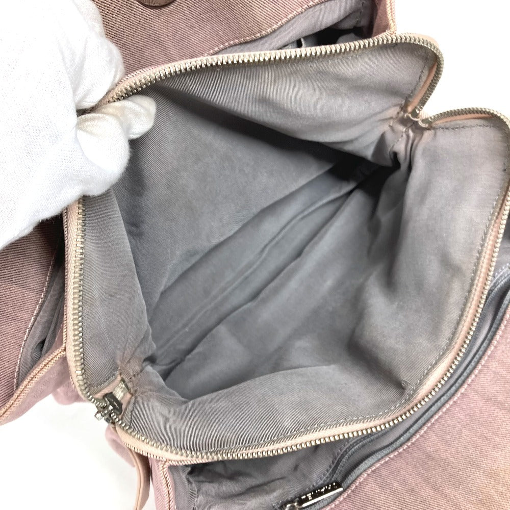 CHANEL デニム CC ココマーク ロゴ デカココ カバン ショルダーバッグ 肩掛け カバン ハンドバッグ コットン レディース ピンク系
