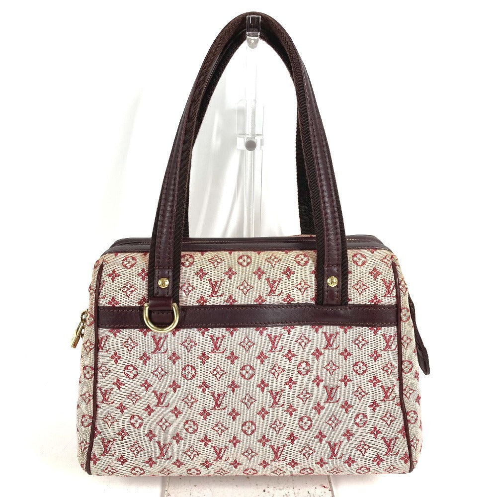 LOUIS VUITTON M92216 モノグラムミニ ジョセフィーヌ PM ジョセフィーヌPM カバン ミニボストンバッグ ハンドバッグ モノグラムミニキャンバス レディース スリーズ レッド