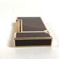 S.T.Dupont vintage Lacquer Glitter Smoking accessories, cigarette smoke Lighter Metal Brown/Gold Used