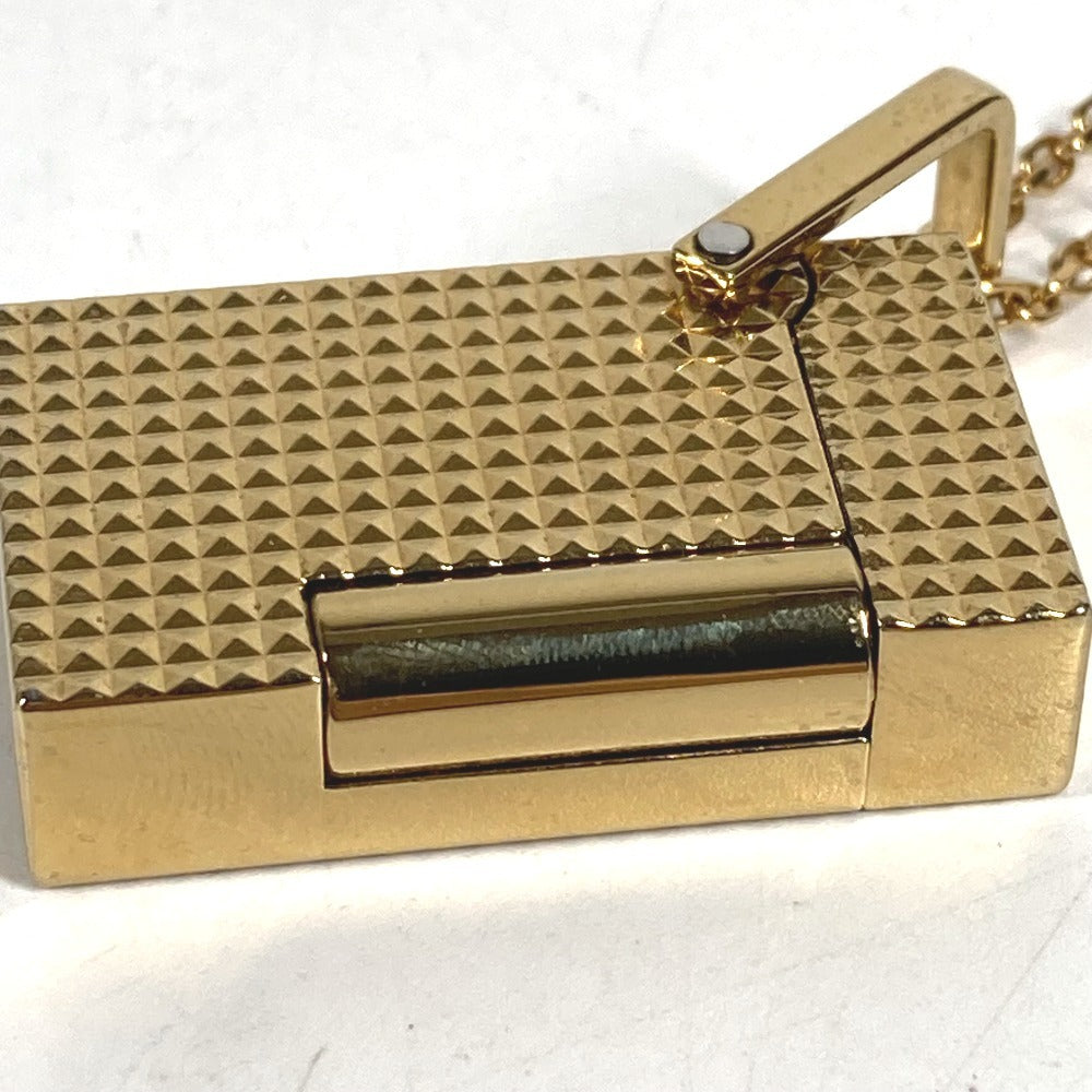 S.T.Dupont ChainNecklace Smoking accessories, cigarettes, accessories, jewelry Lighter Metal Gold Used