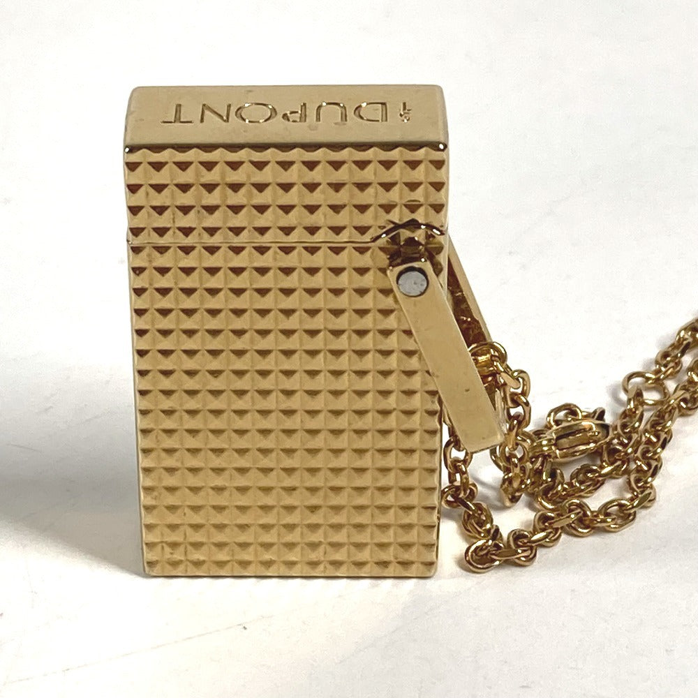 S.T.Dupont ChainNecklace Smoking accessories, cigarettes, accessories, jewelry Lighter Metal Gold Used