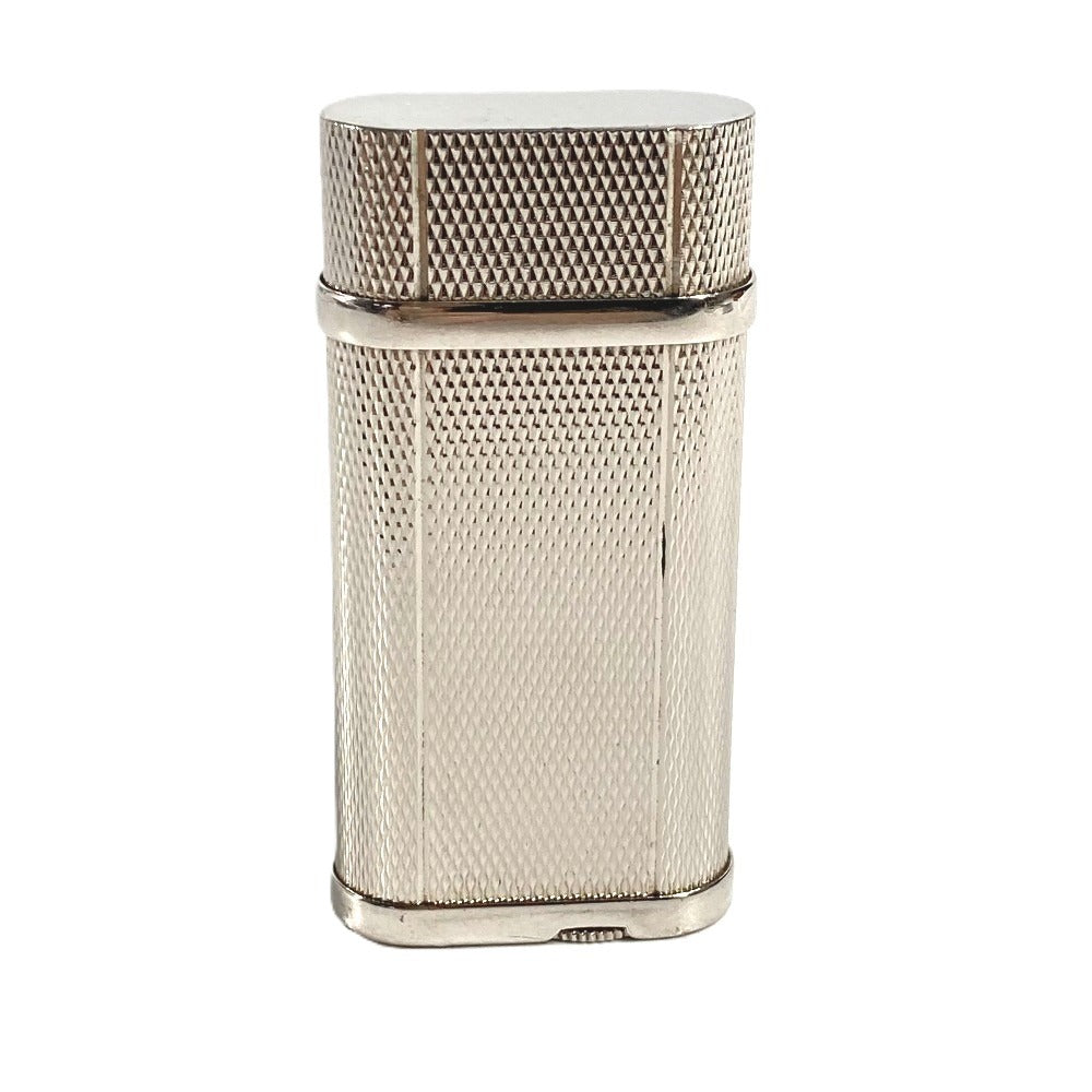 CARTIER logo Smoking accessories, cigarette smoke Lighter Metal Silver Used