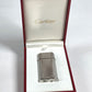 CARTIER logo Smoking accessories, cigarette smoke Lighter Metal Silver Used