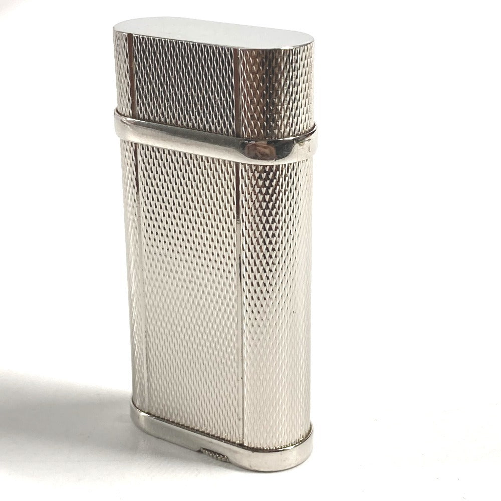 CARTIER logo Smoking accessories, cigarette smoke Lighter Metal Silver Used