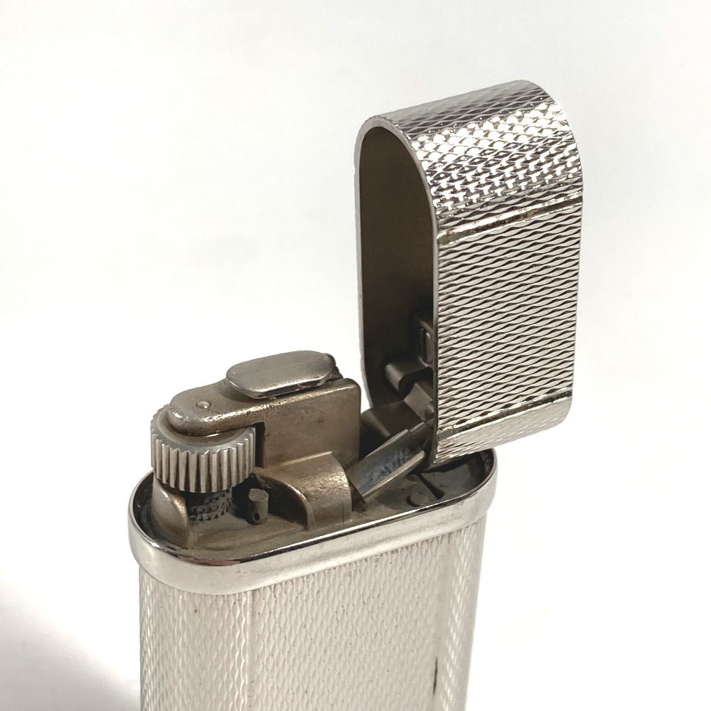 CARTIER logo Smoking accessories, cigarette smoke Lighter Metal Silver Used