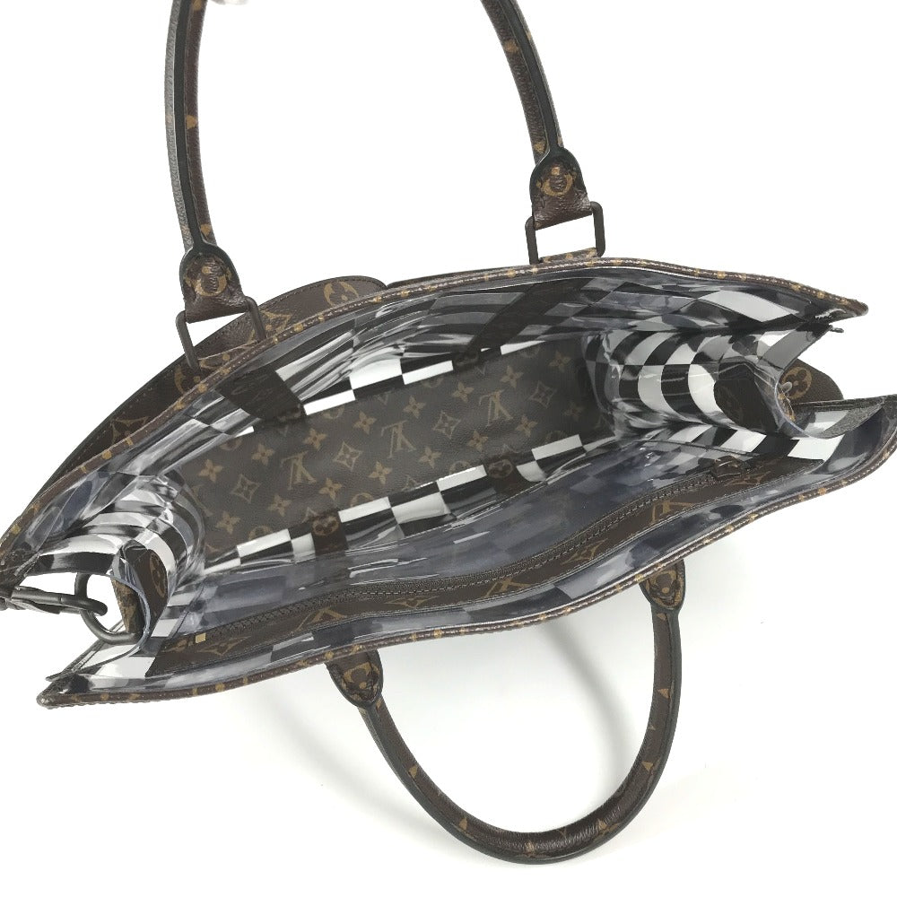 LOUIS VUITTON M20866 モノグラム チェス サックプラ 2WAYバック カバン 斜め掛け ショルダーバック トートバッグ ハンドバッグ モノグラムキャンバス ユニセックス ブラウン