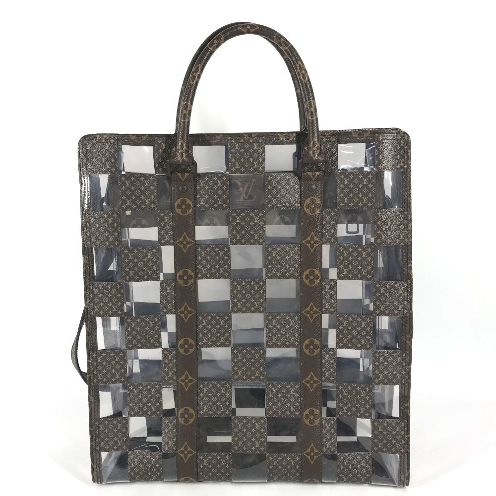 LOUIS VUITTON M20866 モノグラム チェス サックプラ 2WAYバック カバン 斜め掛け ショルダーバック トートバッグ ハンドバッグ モノグラムキャンバス ユニセックス ブラウン