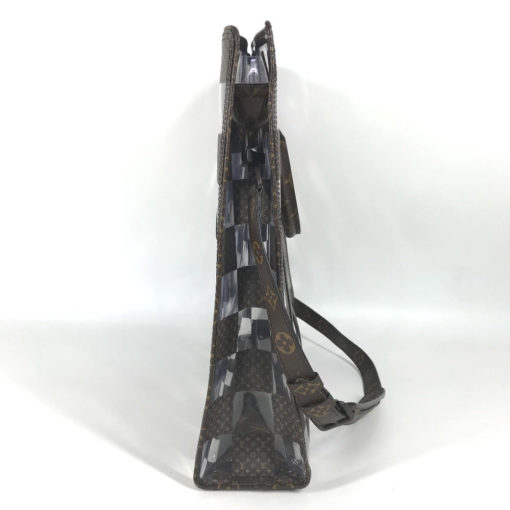 LOUIS VUITTON M20866 モノグラム チェス サックプラ 2WAYバック カバン 斜め掛け ショルダーバック トートバッグ ハンドバッグ モノグラムキャンバス ユニセックス ブラウン