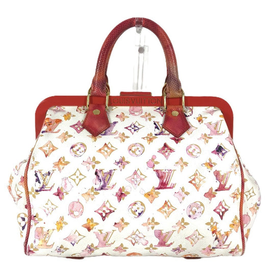 LOUIS VUITTON M95729 モノグラム ウォーターカラー スピーディ30 スピーディ 30 ミニボストンバッグ カバン バッグ ハンドバッグ レディース ブロン ホワイト
