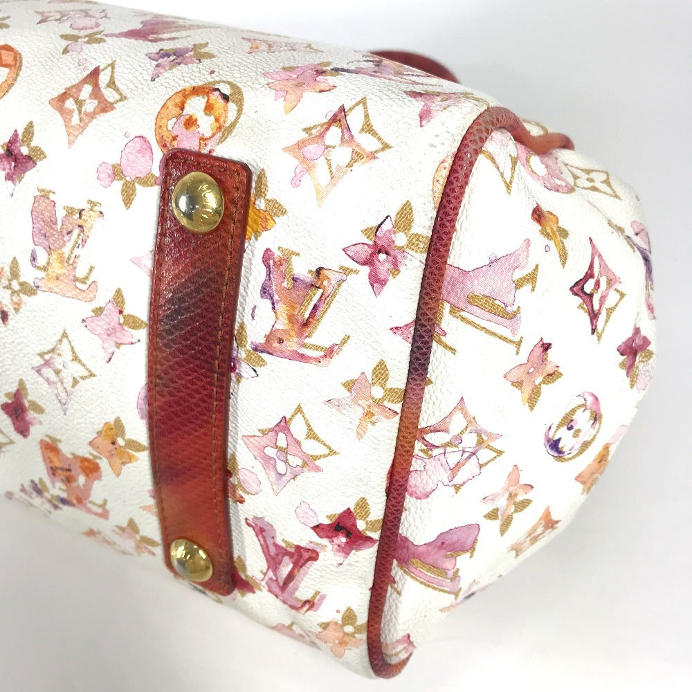 LOUIS VUITTON M95729 モノグラム ウォーターカラー スピーディ30 スピーディ 30 ミニボストンバッグ カバン バッグ ハンドバッグ レディース ブロン ホワイト