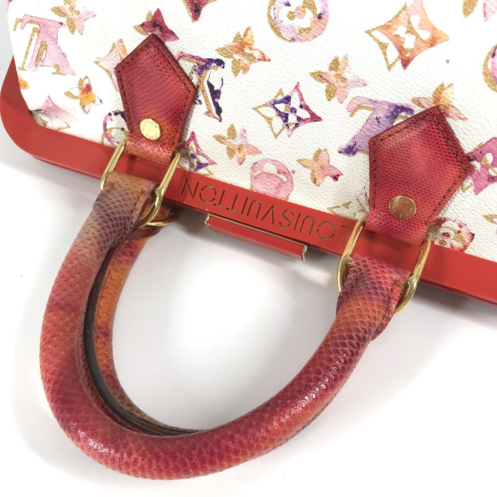 LOUIS VUITTON M95729 モノグラム ウォーターカラー スピーディ30 スピーディ 30 ミニボストンバッグ カバン バッグ ハンドバッグ レディース ブロン ホワイト