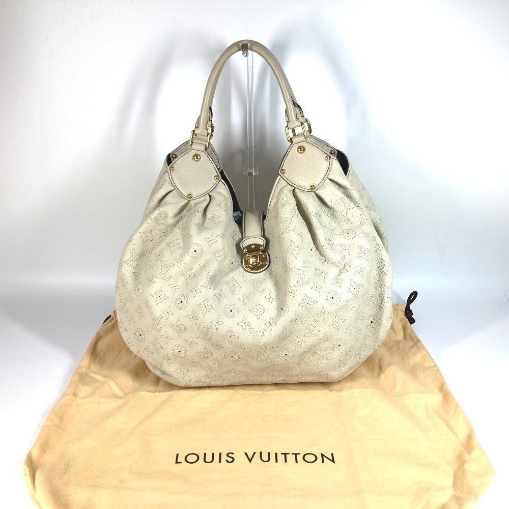 LOUIS VUITTON M95548 モノグラムマヒナ XL カバン 肩掛け トートバッグ ショルダーバッグ モノグラムマヒナレザー レディース グリ ベージュ系
