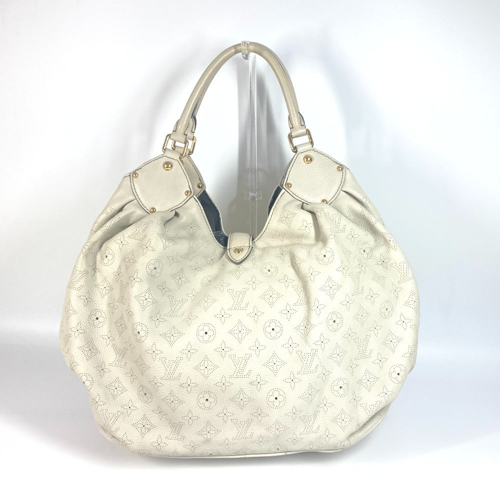 LOUIS VUITTON M95548 モノグラムマヒナ XL カバン 肩掛け トートバッグ ショルダーバッグ モノグラムマヒナレザー レディース グリ ベージュ系
