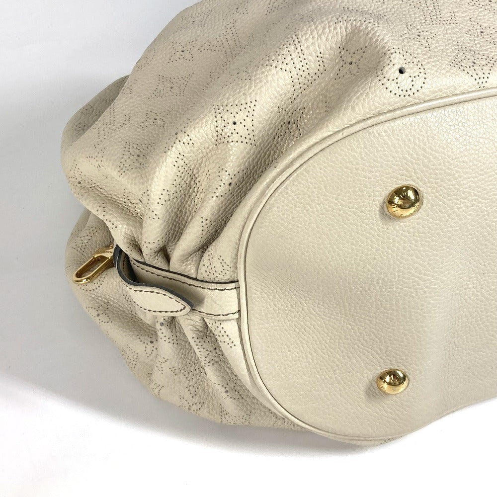 LOUIS VUITTON M95548 モノグラムマヒナ XL カバン 肩掛け トートバッグ ショルダーバッグ モノグラムマヒナレザー レディース グリ ベージュ系